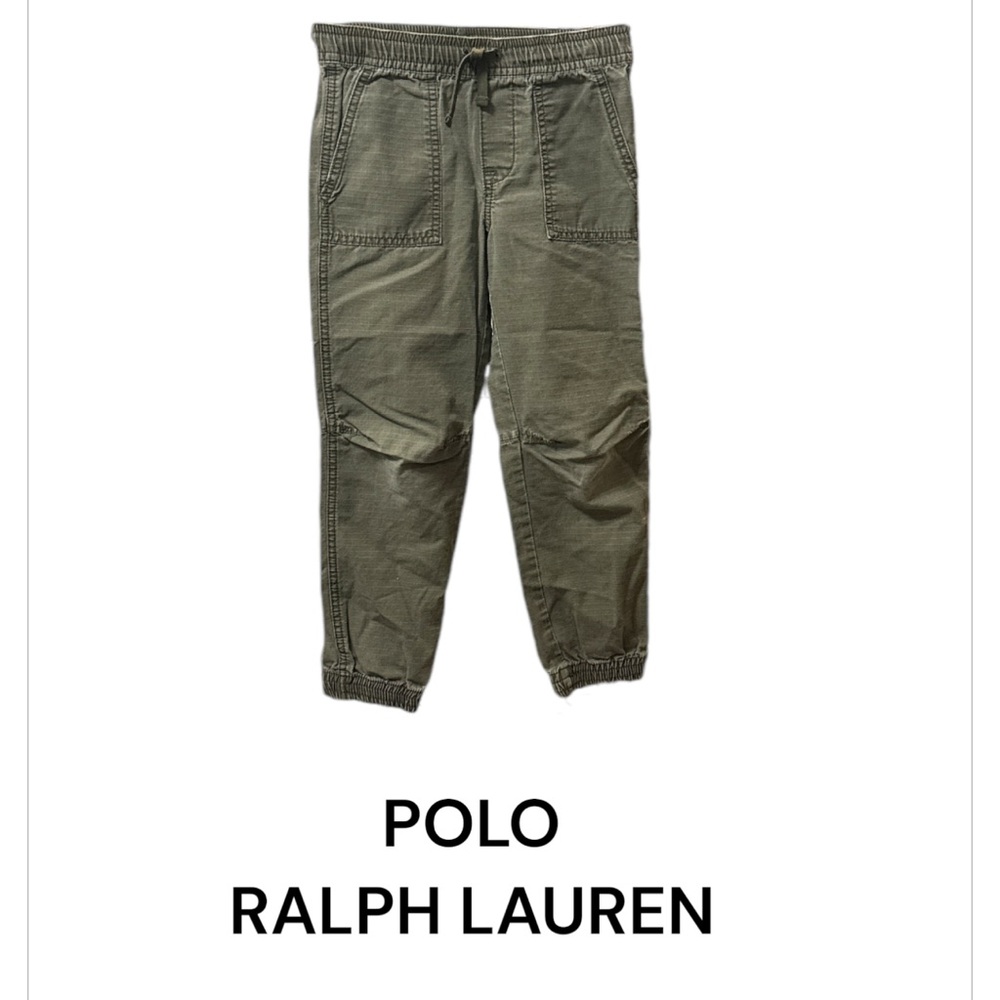 Authentic Polo Ralph Lauren boys army green pants sz 6
